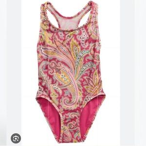 NEW Zimmermann Kids' Girl's Teddy Paisley One-piece Swimsuit